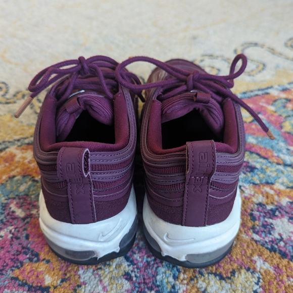 NIKE AIR MAX 97 SE "BORDEAUX CORDUROY" (AQ4137 600) - 8.5 - Picture 5 of 6